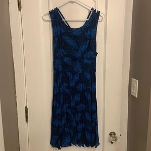 EUC Anthro Maple Strappy Dandelion Floral Dress 8